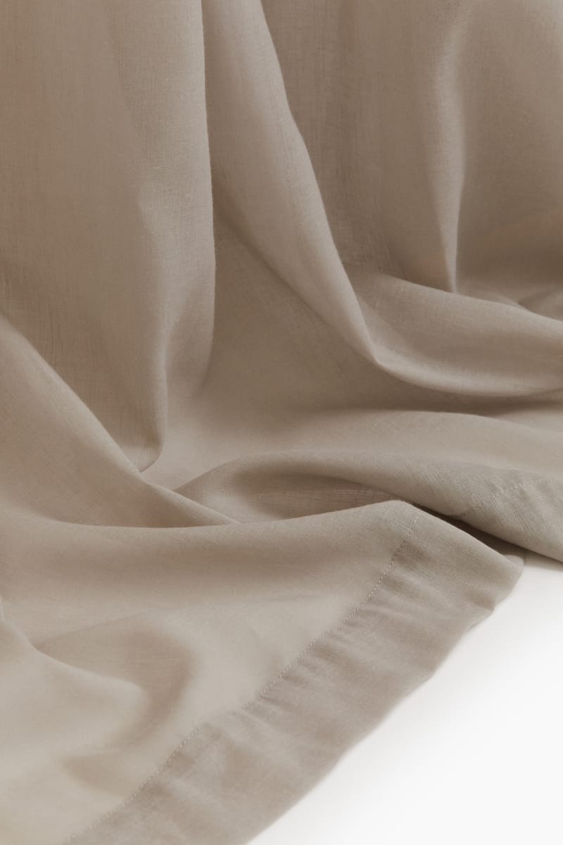 Длинная штора, 2 шт. в упаковке H&M цвет Серо-бежевый 150X300 см ракурс 3