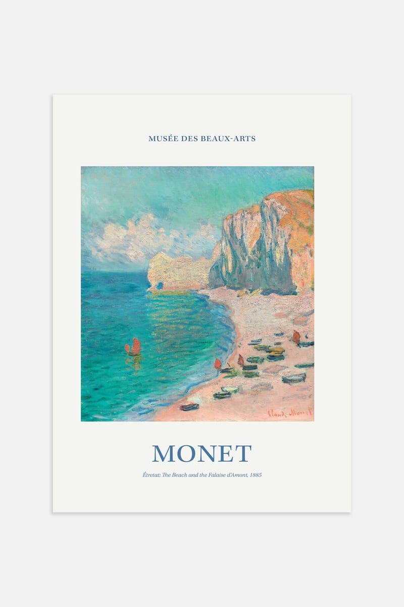 Плакат H&M 50х70 см The Beach By Claude Monet ракурс 2
