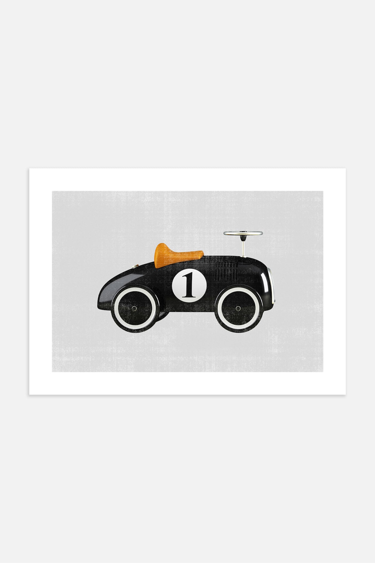 Плакат H&M 30х40 см Toy Car игрушечная машина ракурс 2