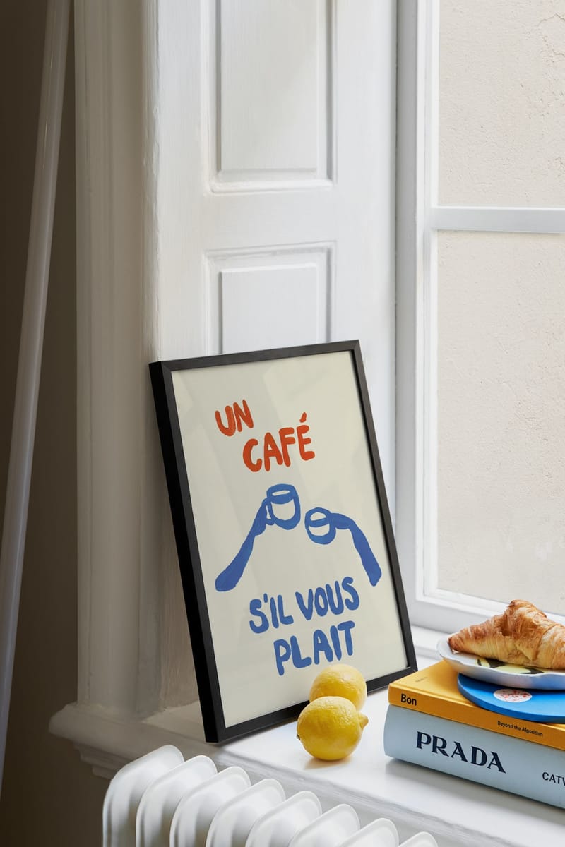 Плакат H&M 30х40 см Un Cafe