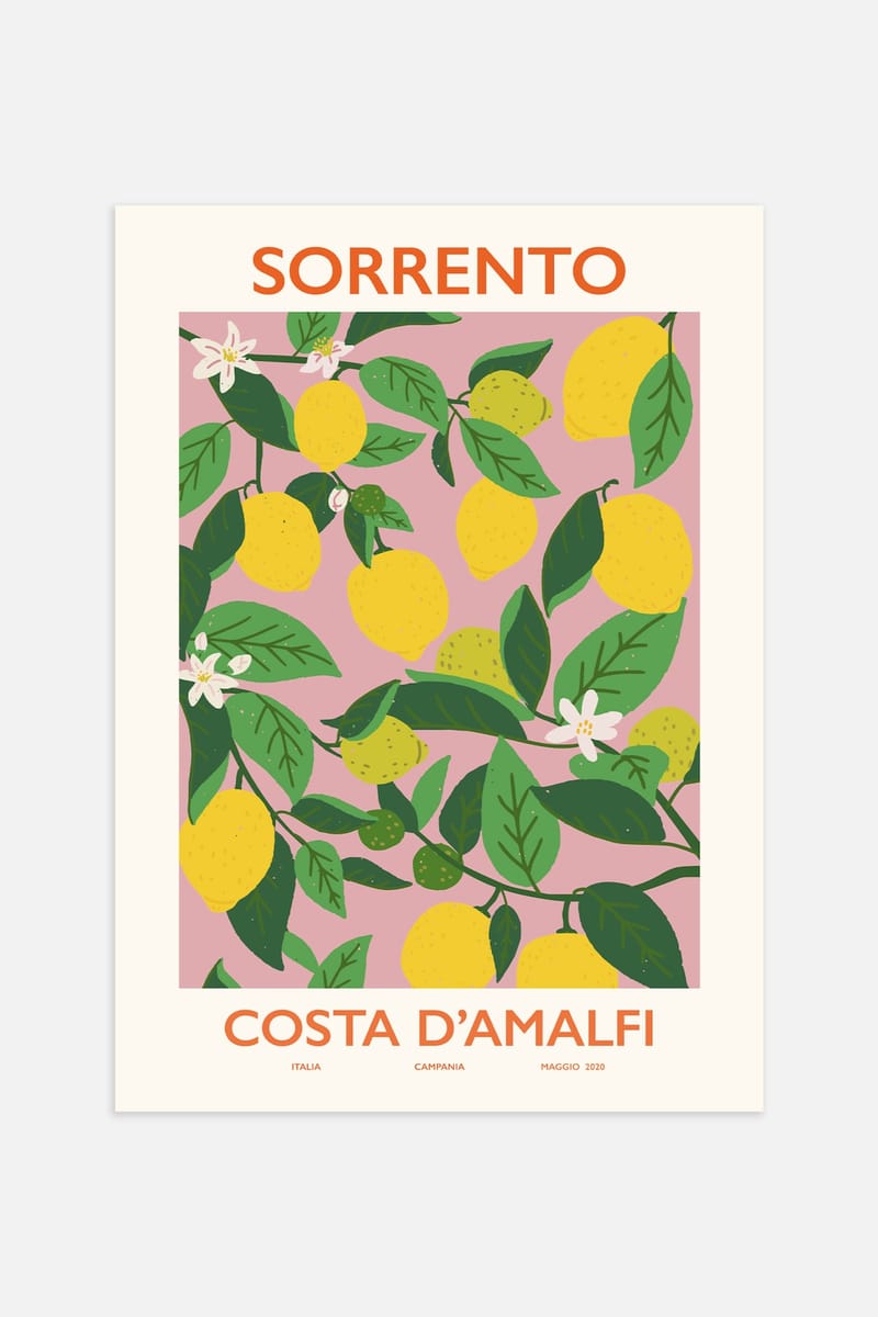 Плакат H&M 30х40 см Sorrento ракурс 2
