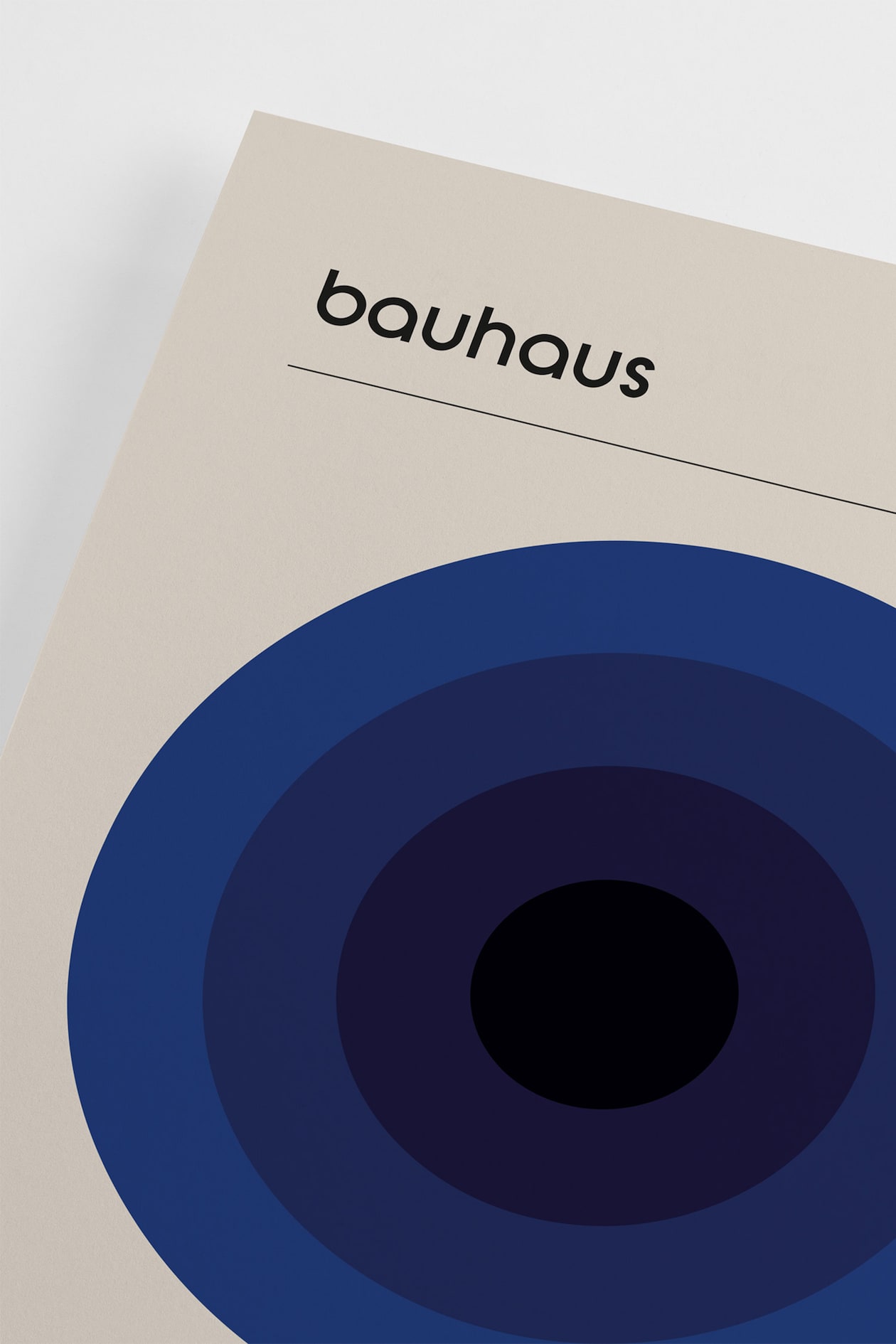 Плакат H&M 50х70 см Bauhaus Blue