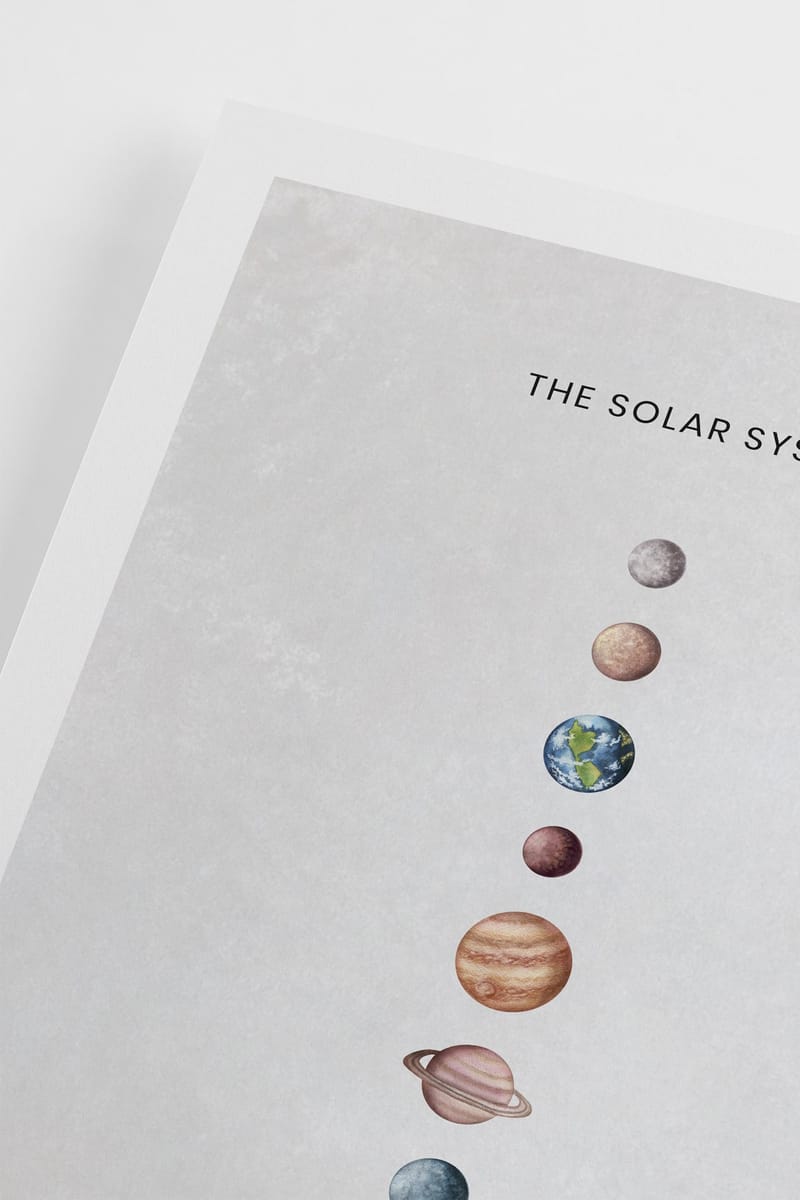 Плакат H&M 50х70 см Solar System