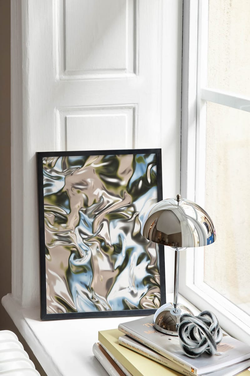 Плакат H&M 30х40 см Metallic II