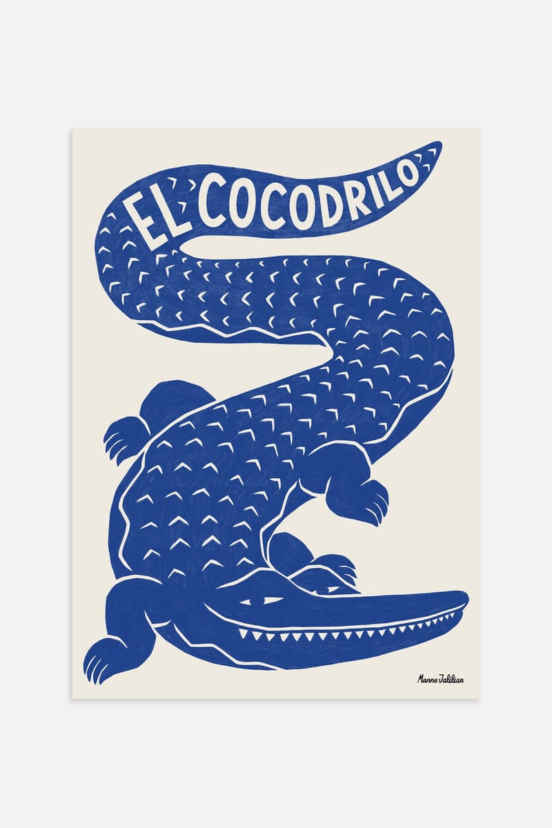 Плакат H&M 50х70 см El Cocodrilo ракурс 2