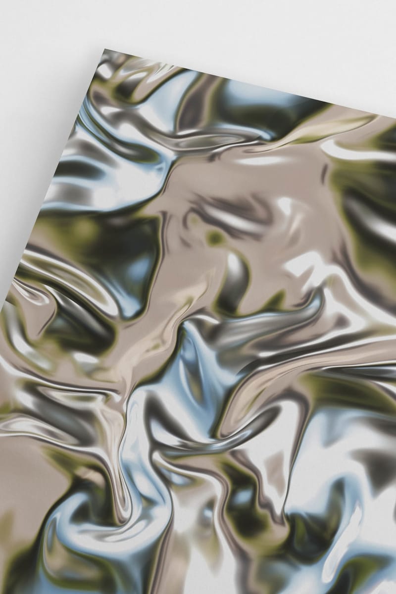 Плакат H&M 50х70 см Metallic II ракурс 3
