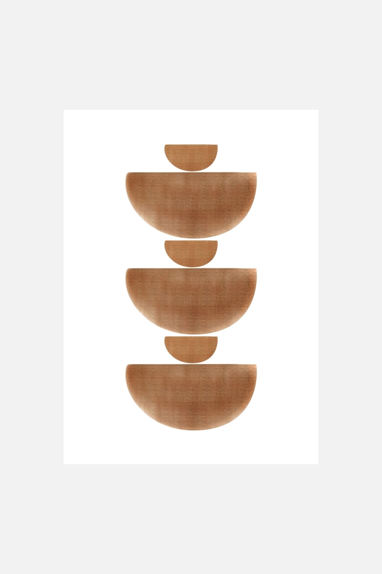 Плакат H&M 50X70 см Melloi Art Prints - Brown Half Circle ракурс 2