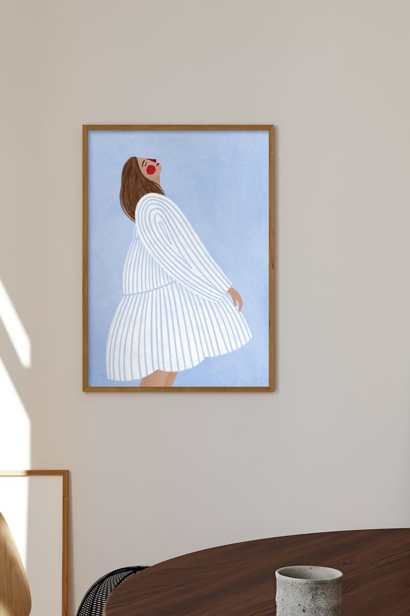Плакат H&M 50X70 см Bea Muller - The Woman With The Blue Stripes