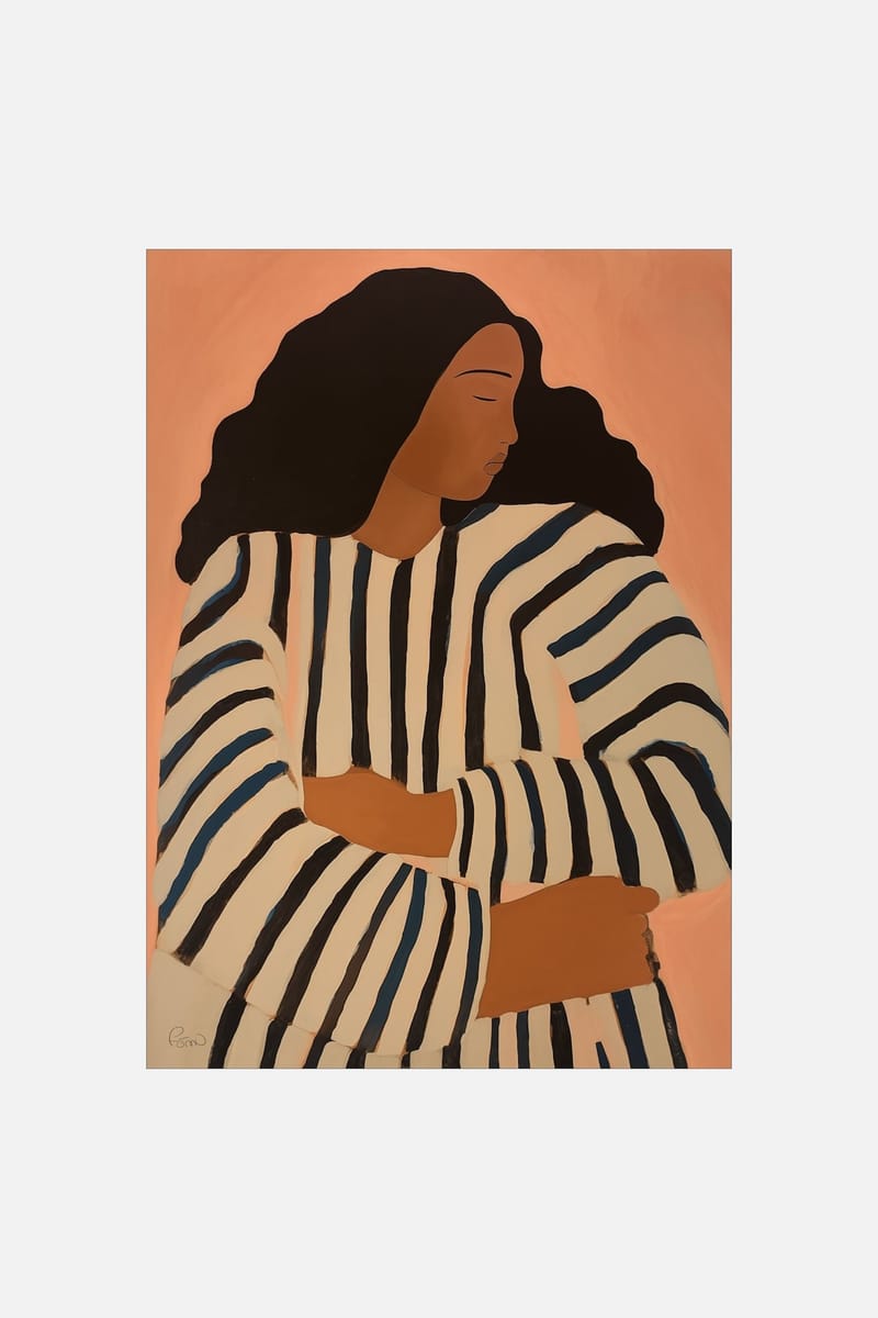 Плакат H&M 70X100 см Fomu Illustrations - Dont Worry 1 ракурс 2