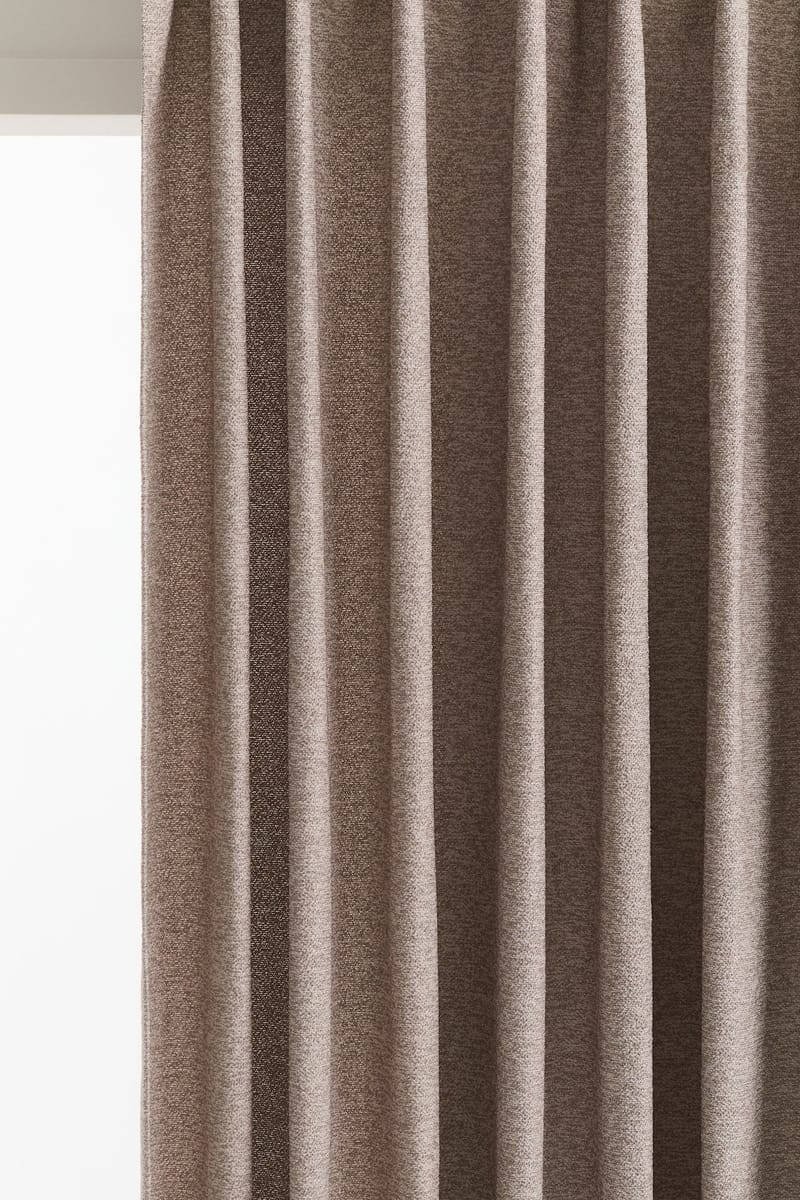 Очень длинные шторы-букле, 2 шт. H&M цвет Темно-бежевый 140X300 см