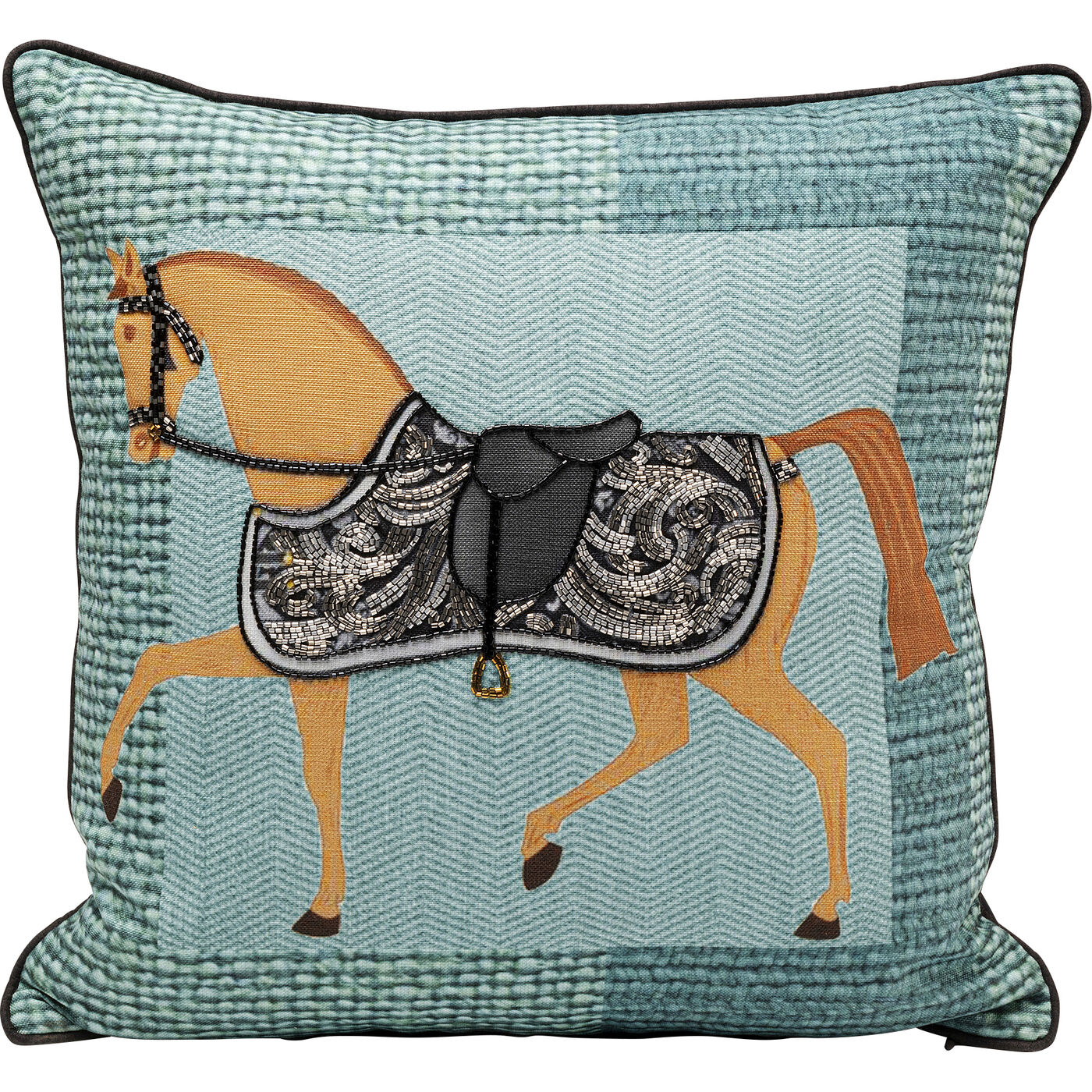 Подушка Show Horse Plaid, 45x45 см