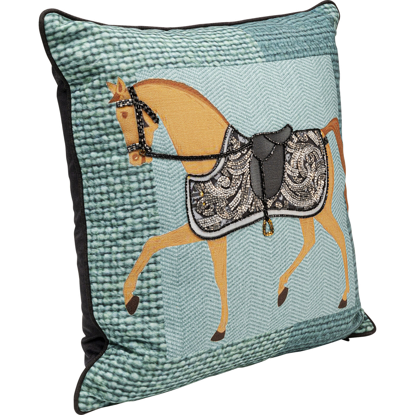 Подушка Show Horse Plaid ракурс 4