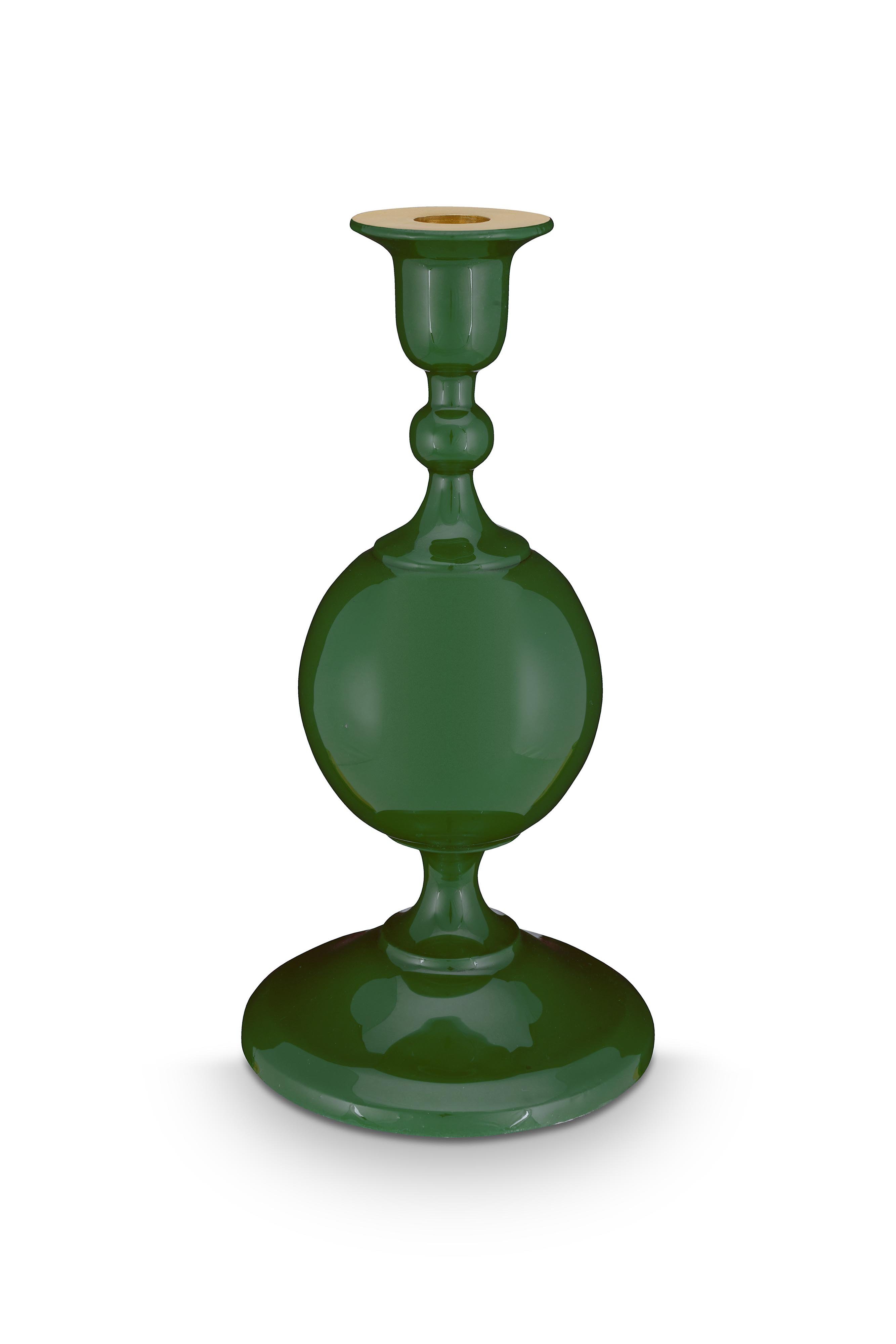 Подсвечник маленький Metal Sphere Green ракурс 2