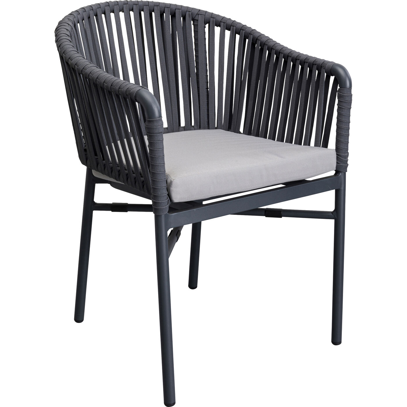 Стул с подлокотниками Santanyi Dark Grey ракурс 7