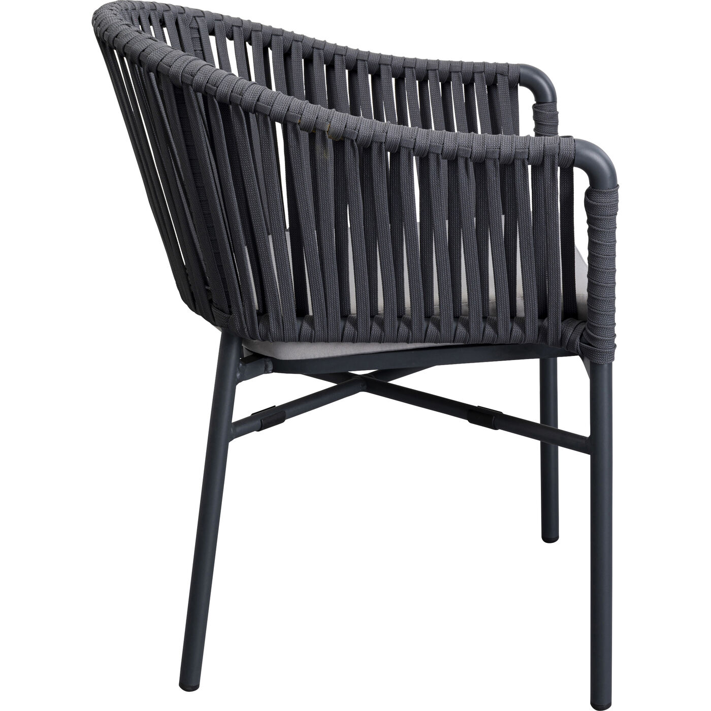 Стул с подлокотниками Santanyi Dark Grey ракурс 8