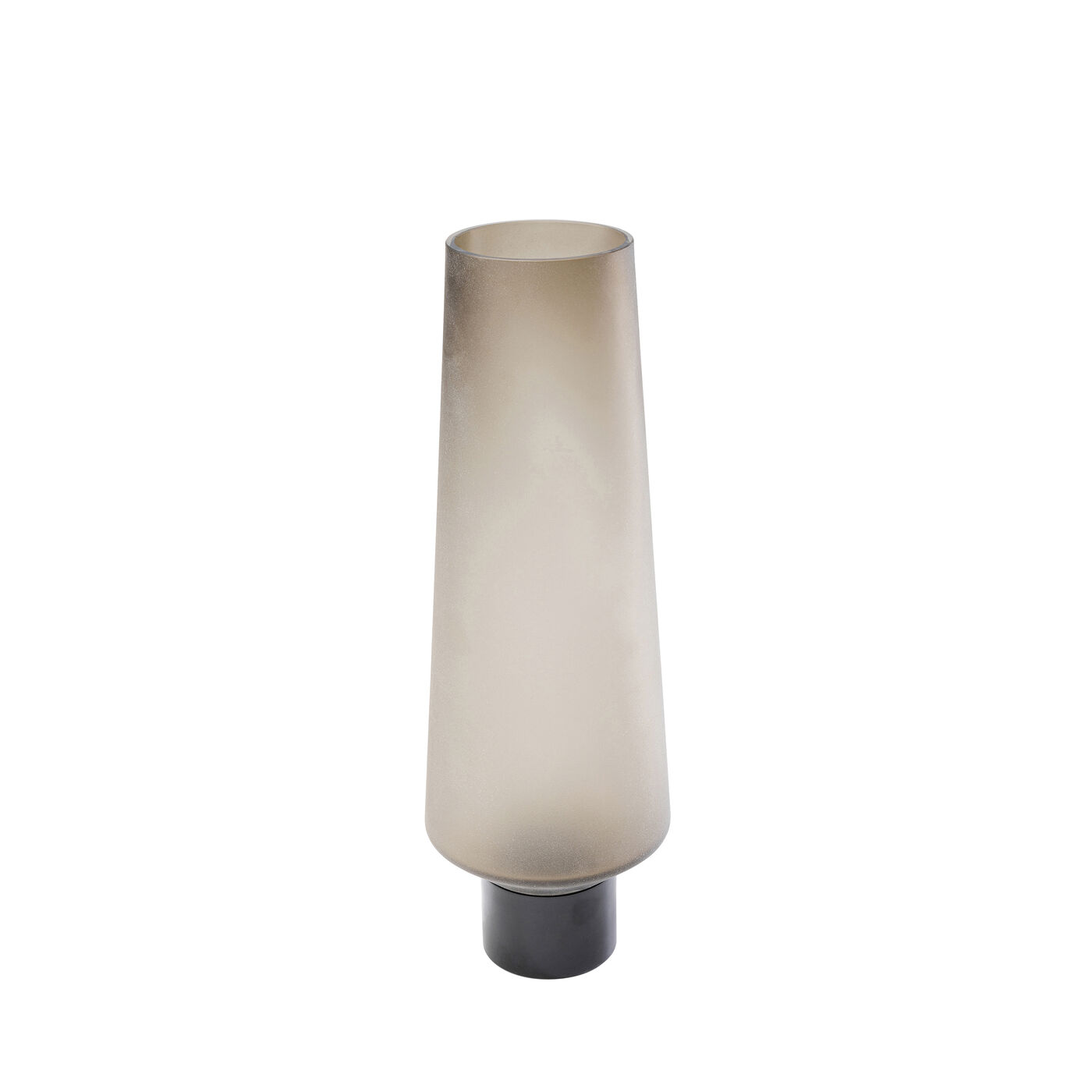 Ваза Noble Ring Brown Matt ракурс 2