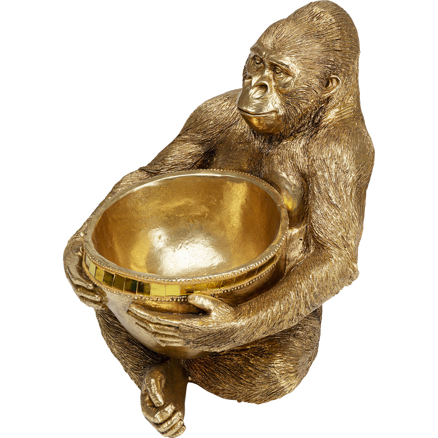 Фигура декоративная Holding Миска Gold ракурс 4