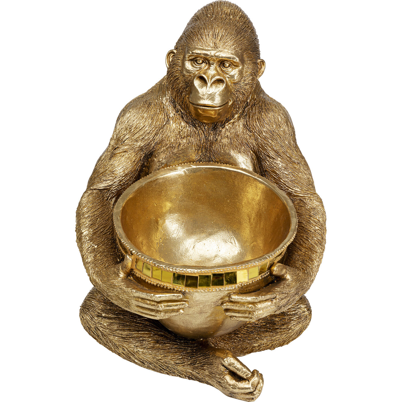 Фигура декоративная Holding Миска Gold ракурс 5