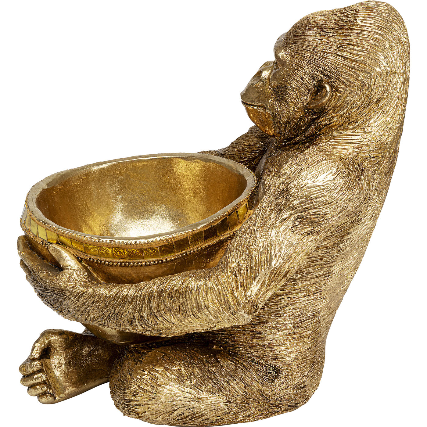 Фигура декоративная Holding Миска Gold ракурс 7