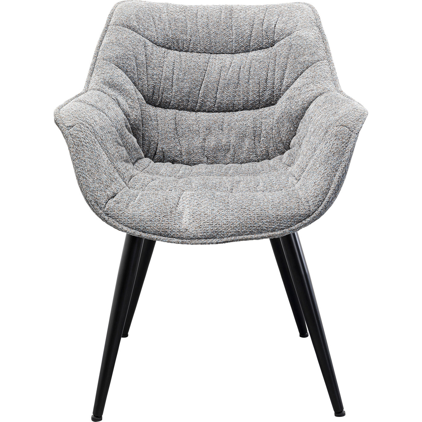 Стул с подлокотниками Thelma Melange Grey ракурс 2