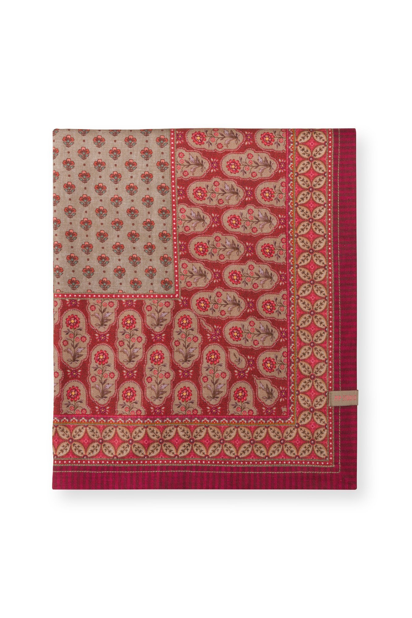Скатерть Blooming Tales Dark Red ракурс 4