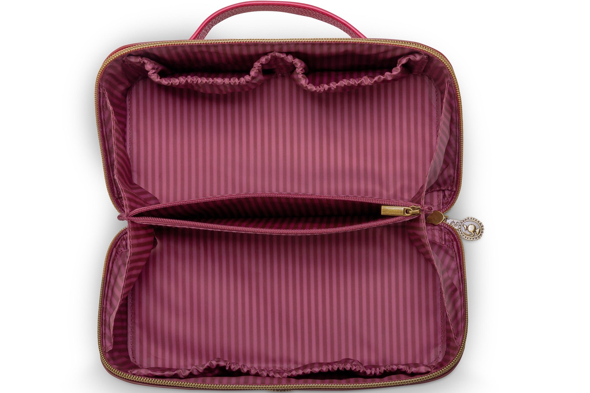 Косметичка средняя Cyrille Quilted Daisy Dreams Red, 4,5 л, 23,5х10,5х11 ракурс 4