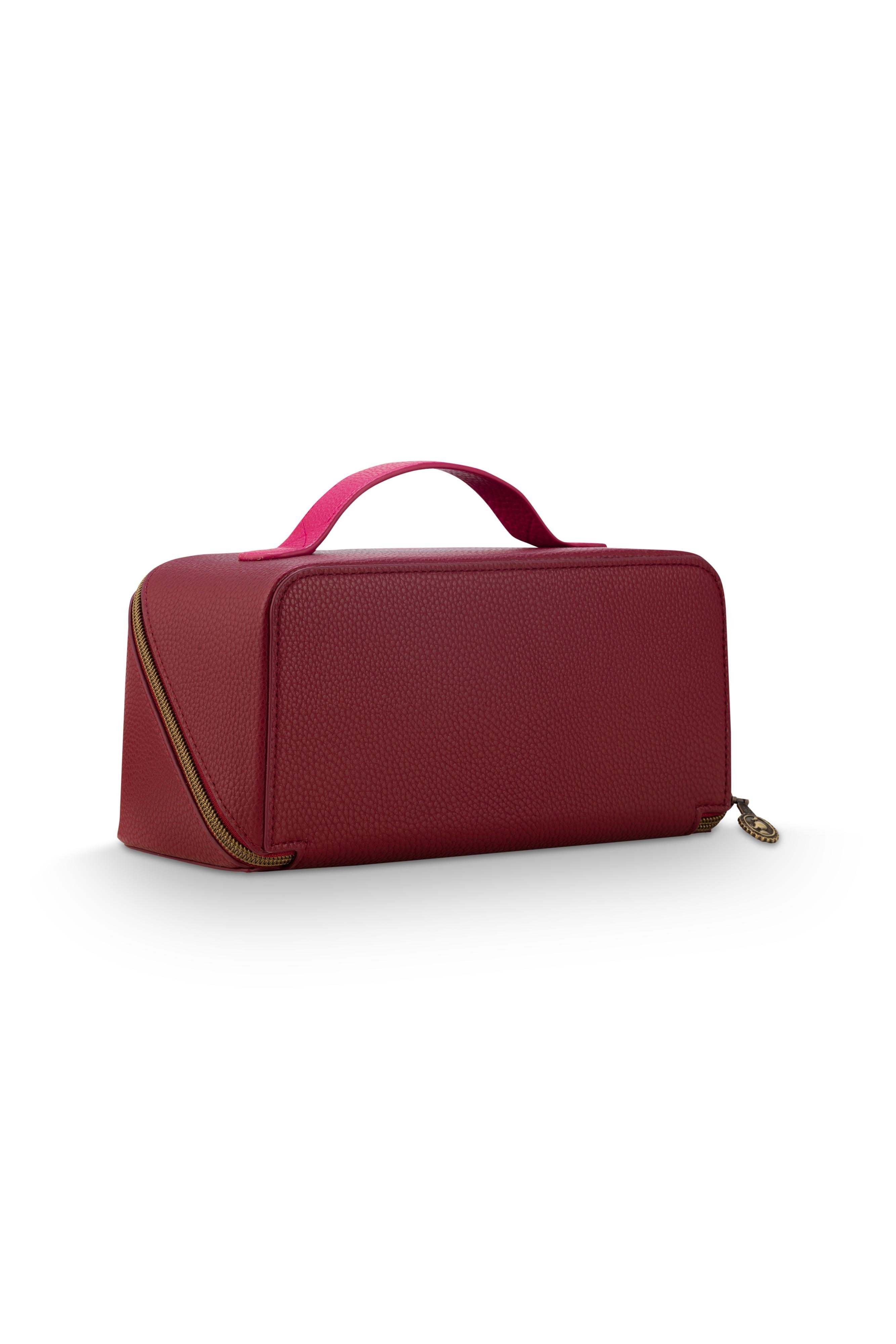 Косметичка средняя Cyrille Quilted Daisy Dreams Red, 4,5 л, 23,5х10,5х11 ракурс 3