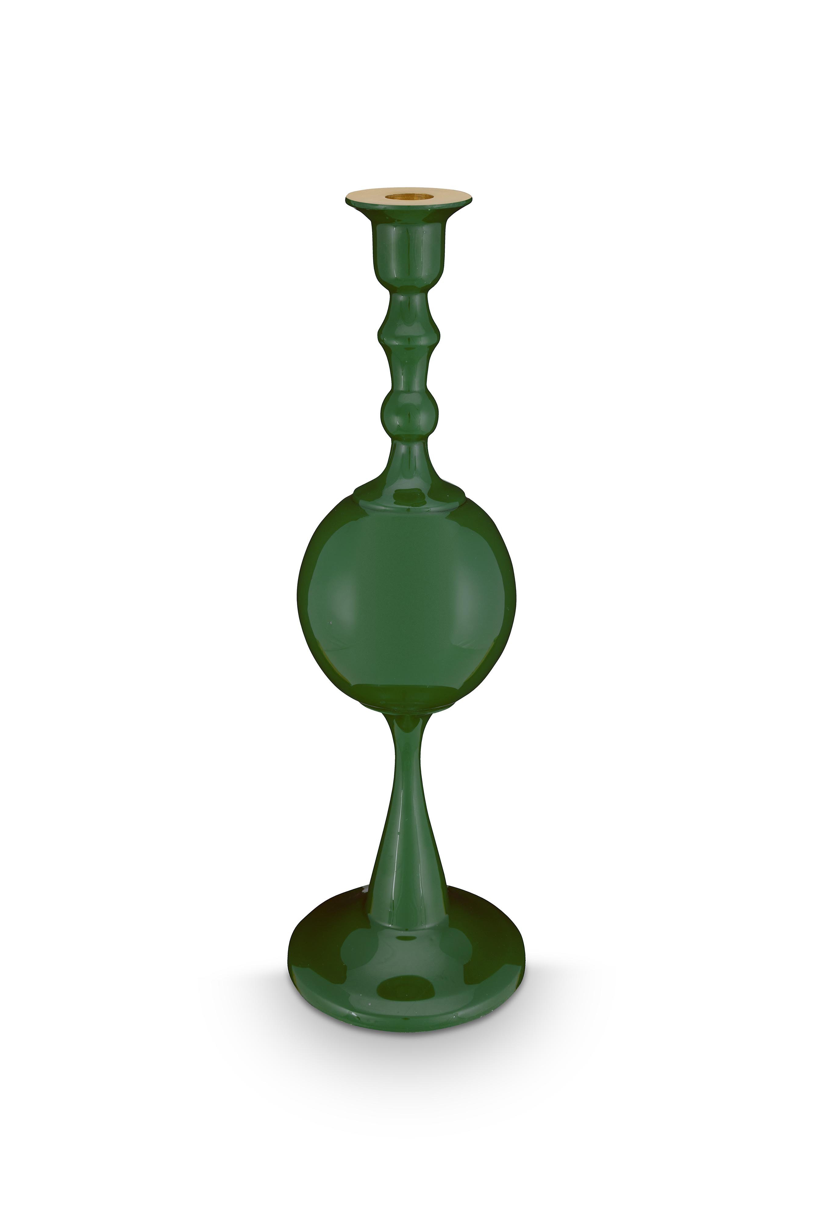 Подсвечник средний Metal Sphere Green ракурс 2