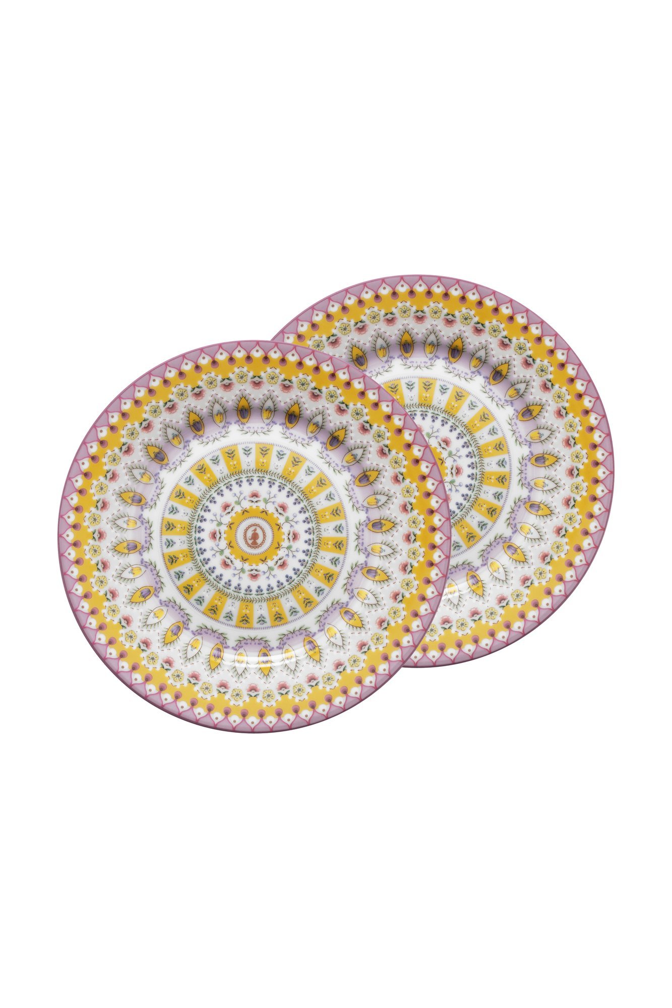Набор тарелок (2 шт.) Lily&Lotus Moon Delight Yellow ракурс 2