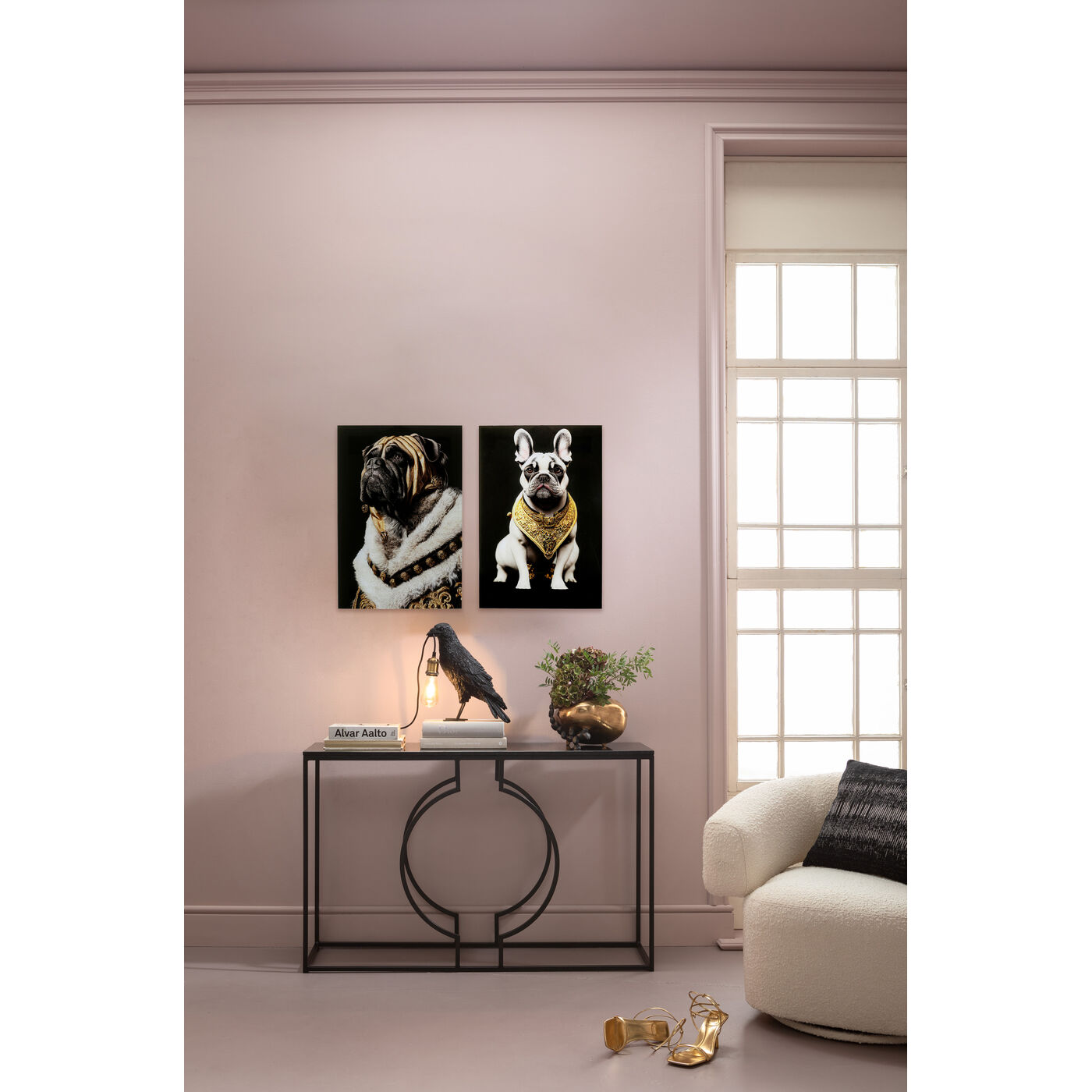 Картина стеклянная Noble Dog ракурс 7