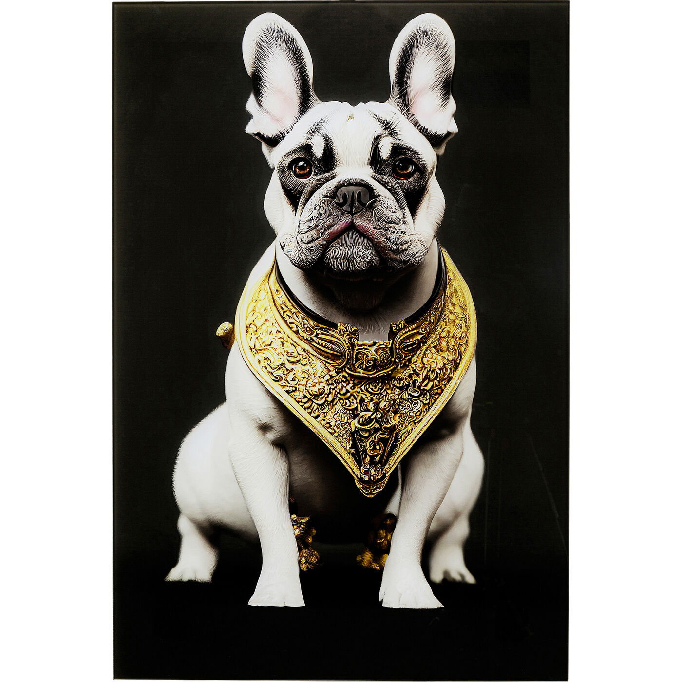Картина стеклянная Noble Dog, 40x60 см