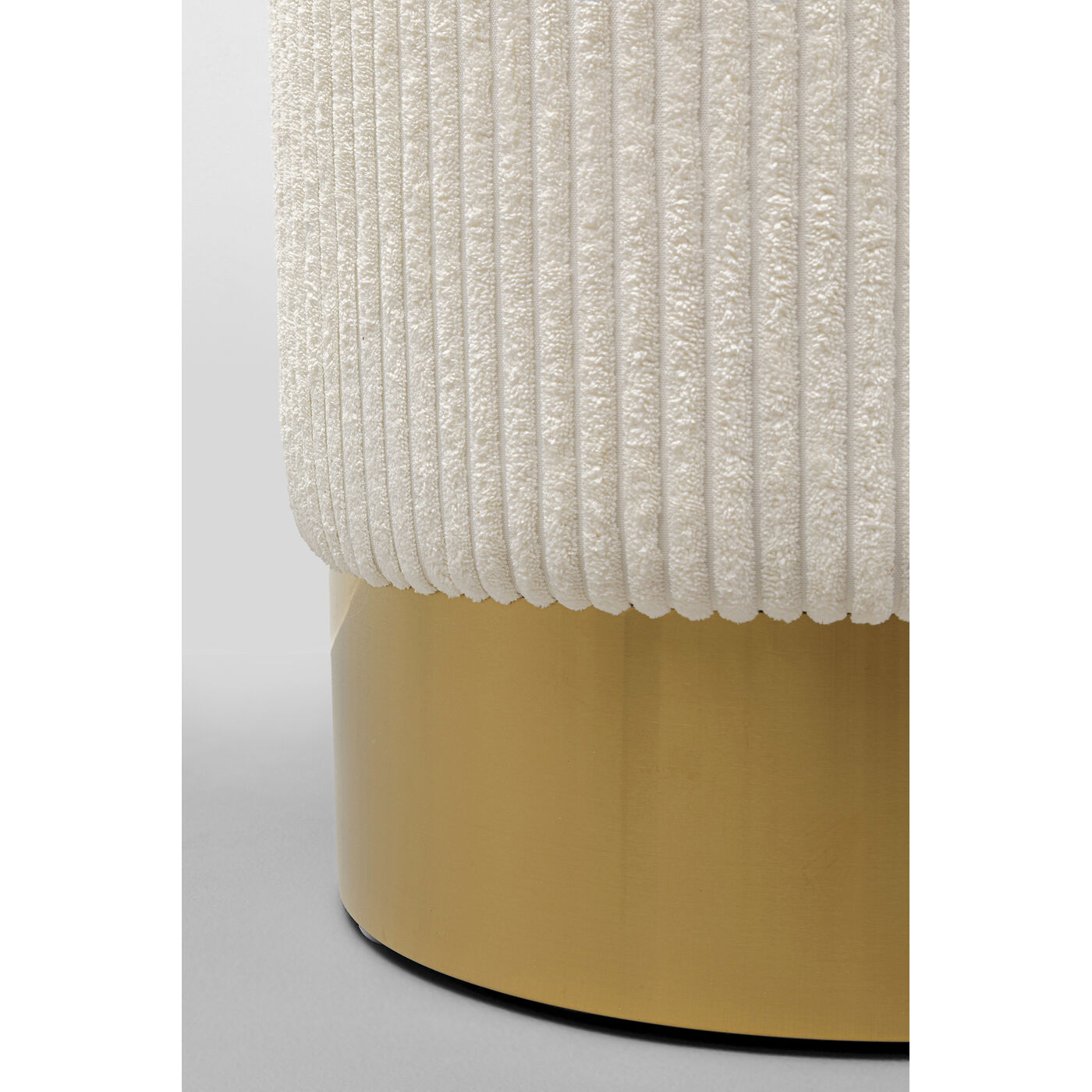 Пуф Cherry Beige Cord Brass ракурс 3