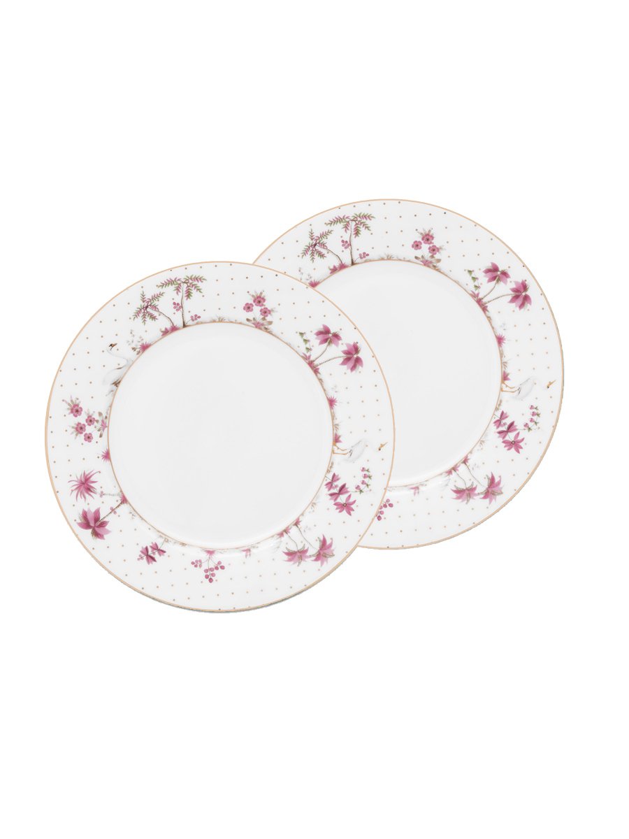 Набор тарелок (2 шт.) Jolie Dots Gold Pink ракурс 2