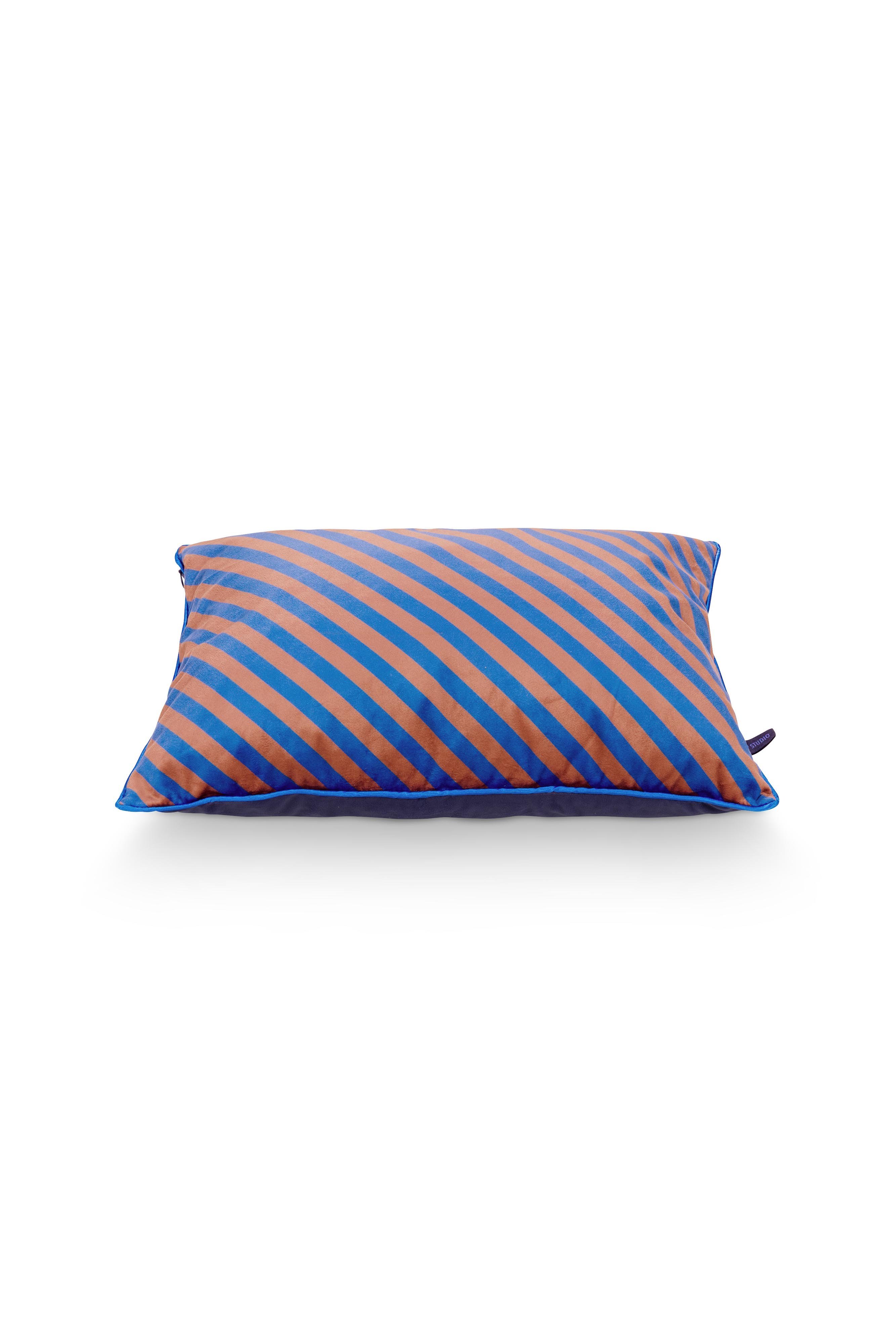 Подушка декоративная Block Stripes Blue ракурс 4