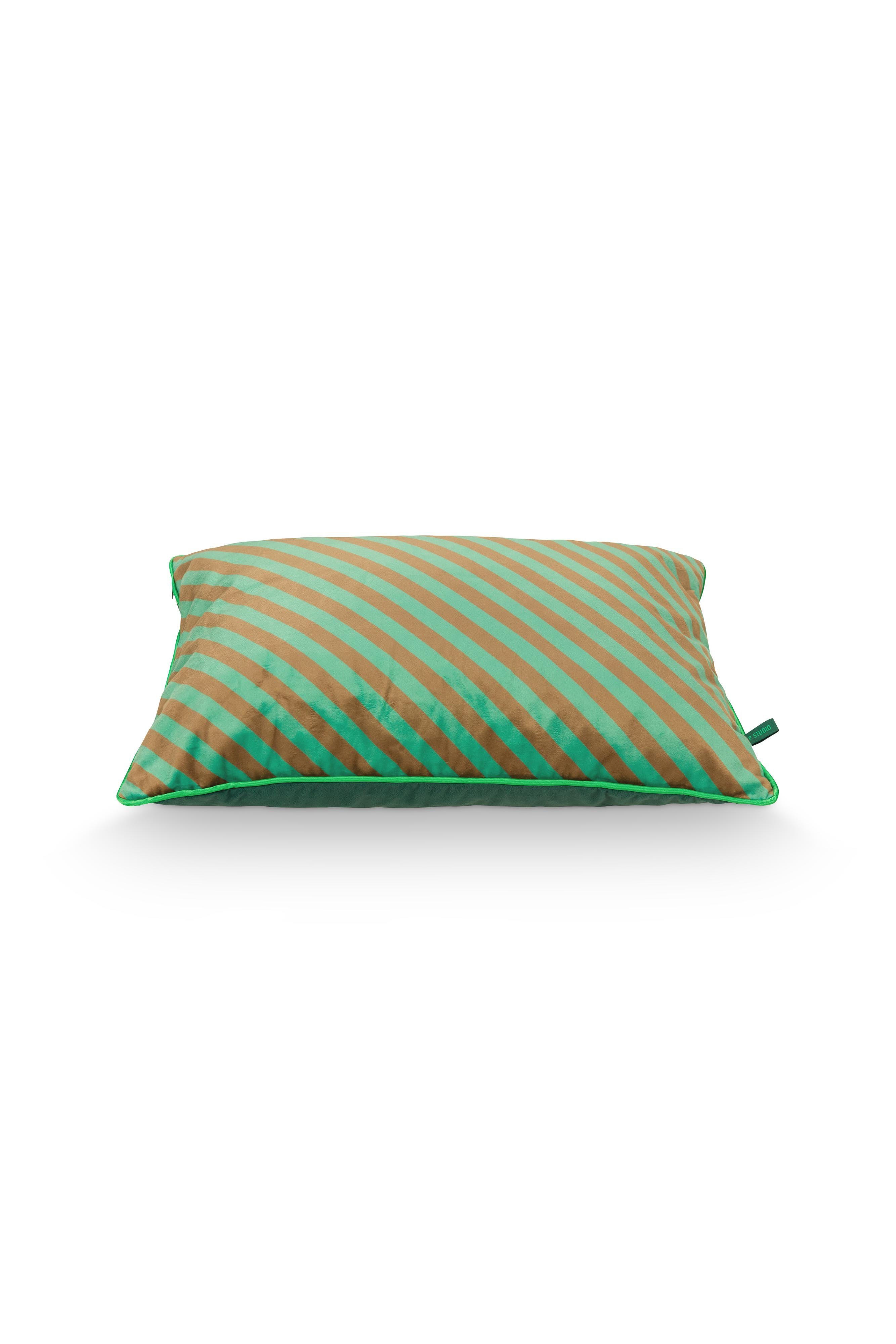 Подушка декоративная Block Stripes Green ракурс 4