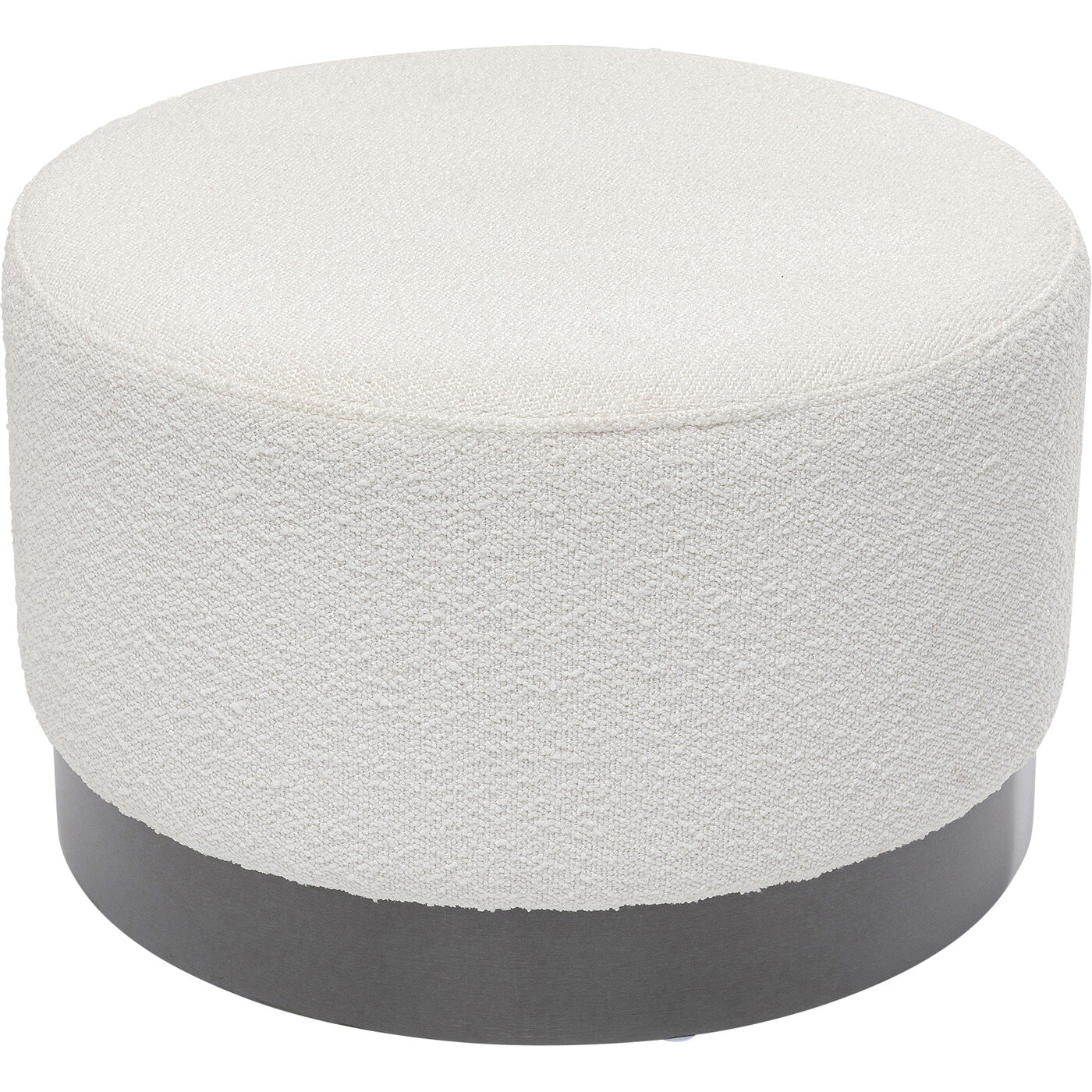Пуф Cherry Boucle Creme Smoke, Ø55 см