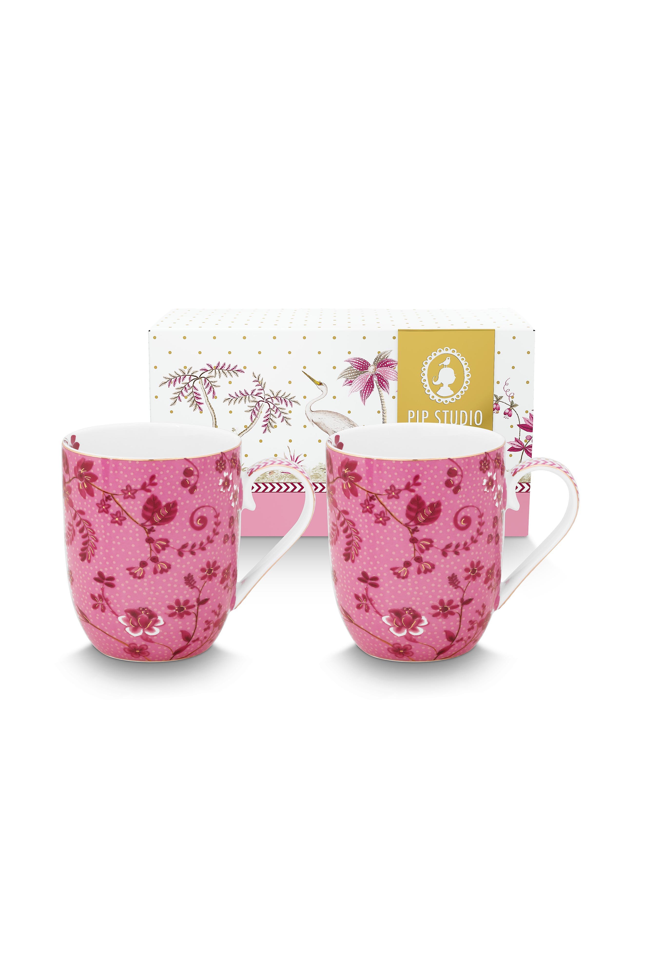 Набор кружек маленьких (2 шт.) Jolie Flowers Pink ракурс 2