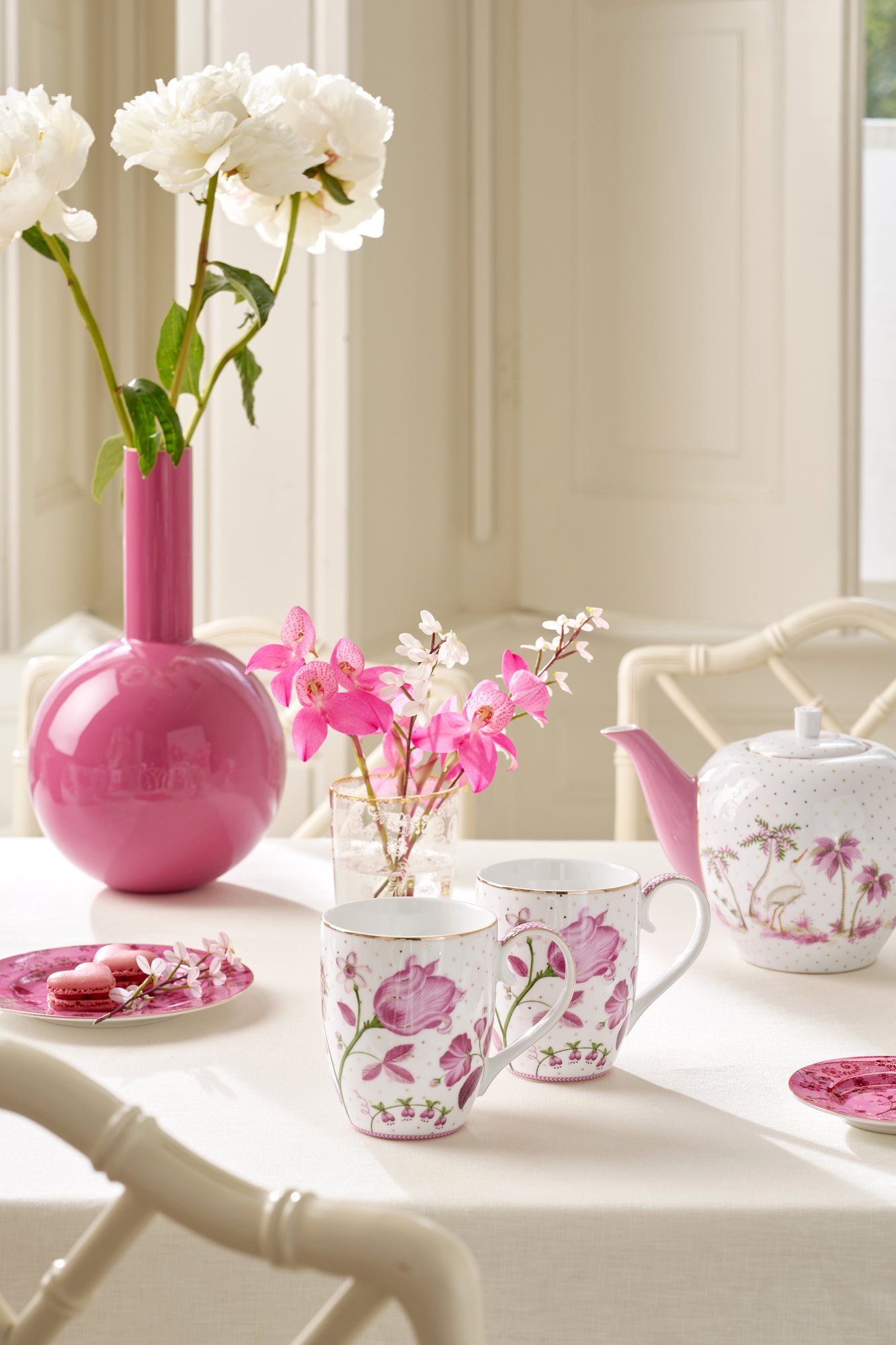 Набор кружек XL (2 шт.) Jolie Tulip Pink, 450 мл