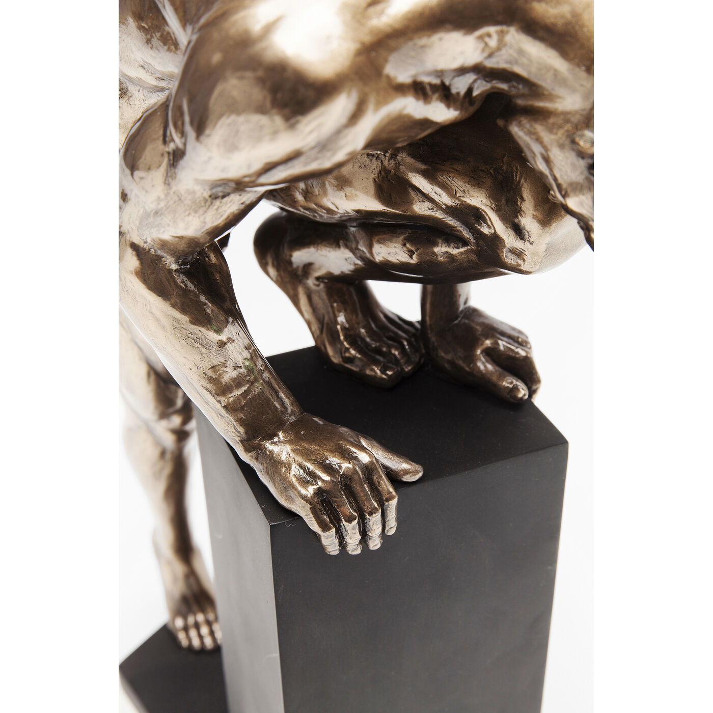 Фигура декоративная Nude Man Stand Bronze ракурс 5