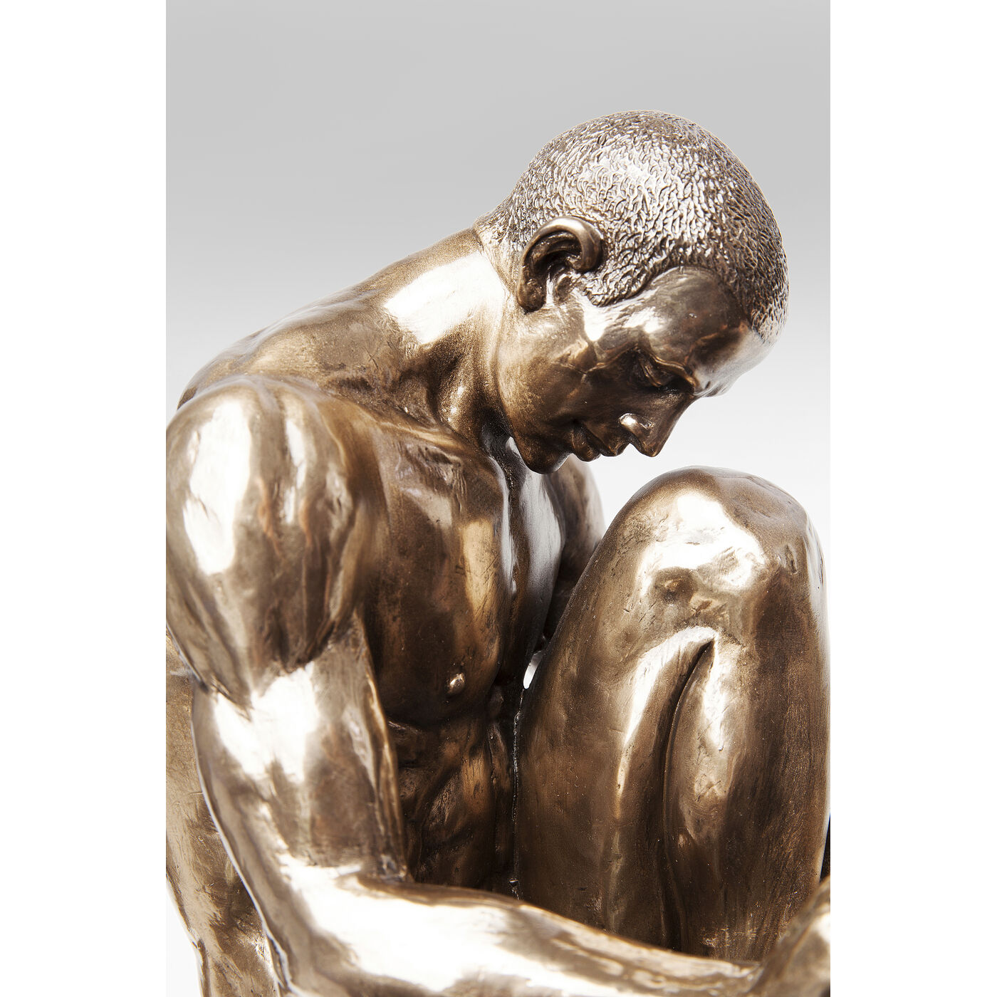 Фигура декоративная Nude Man Stand Bronze ракурс 6