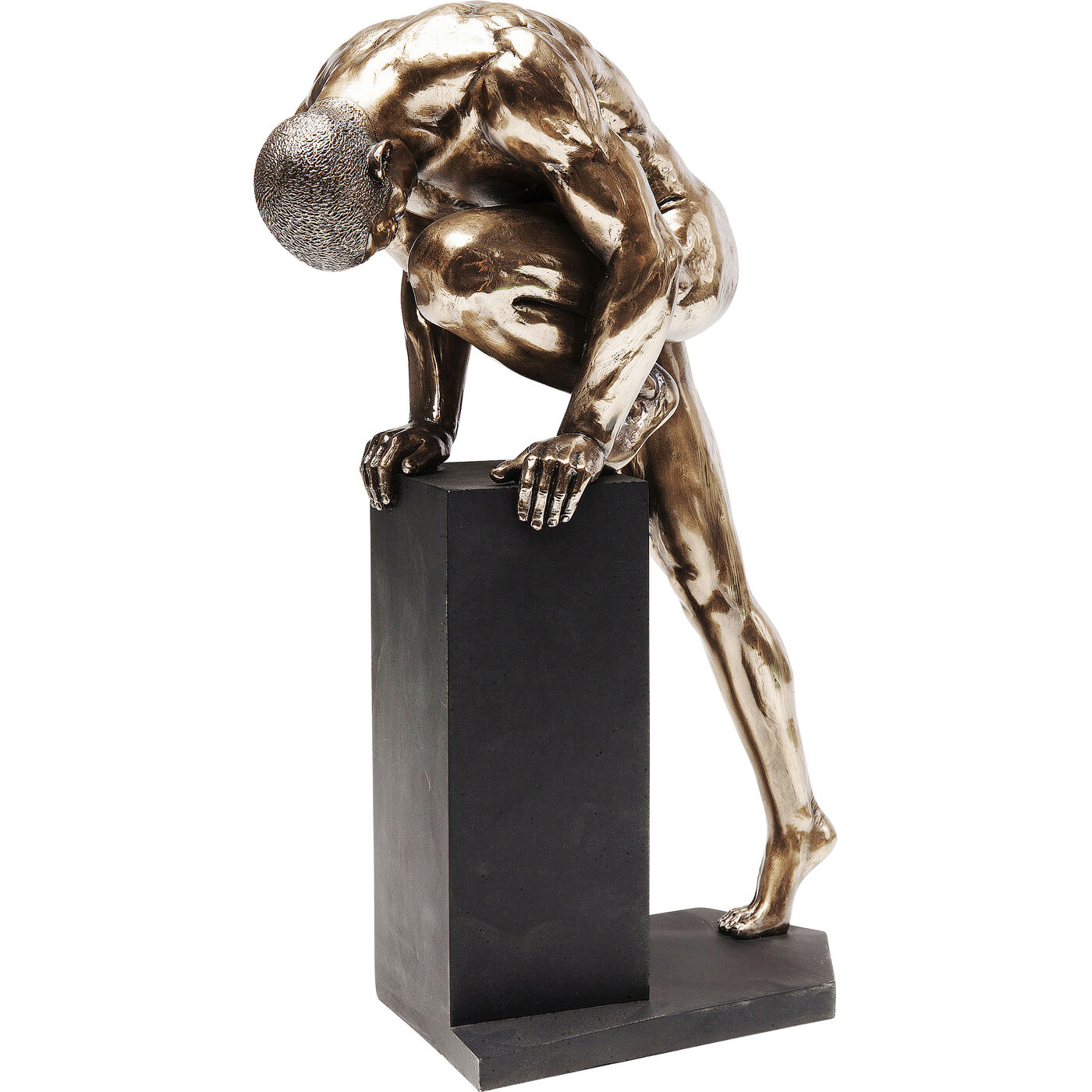 Фигура декоративная Nude Man Stand Bronze ракурс 8