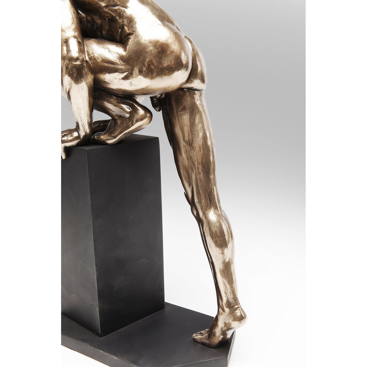 Фигура декоративная Nude Man Stand Bronze ракурс 4