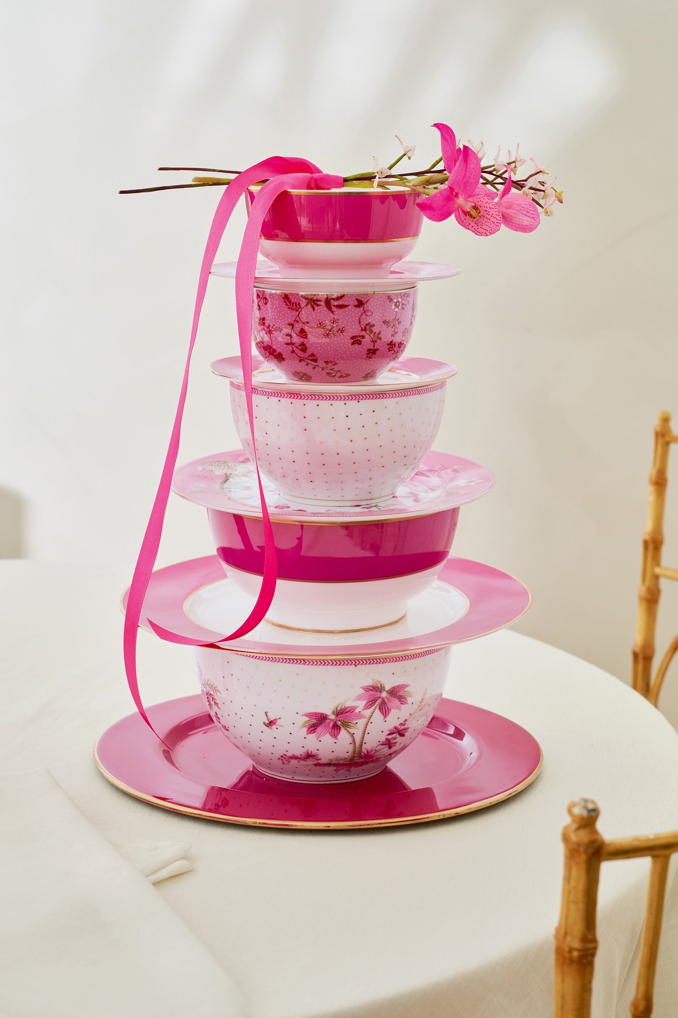 Набор пиал (2 шт.) Jolie Flowers Pink ракурс 6
