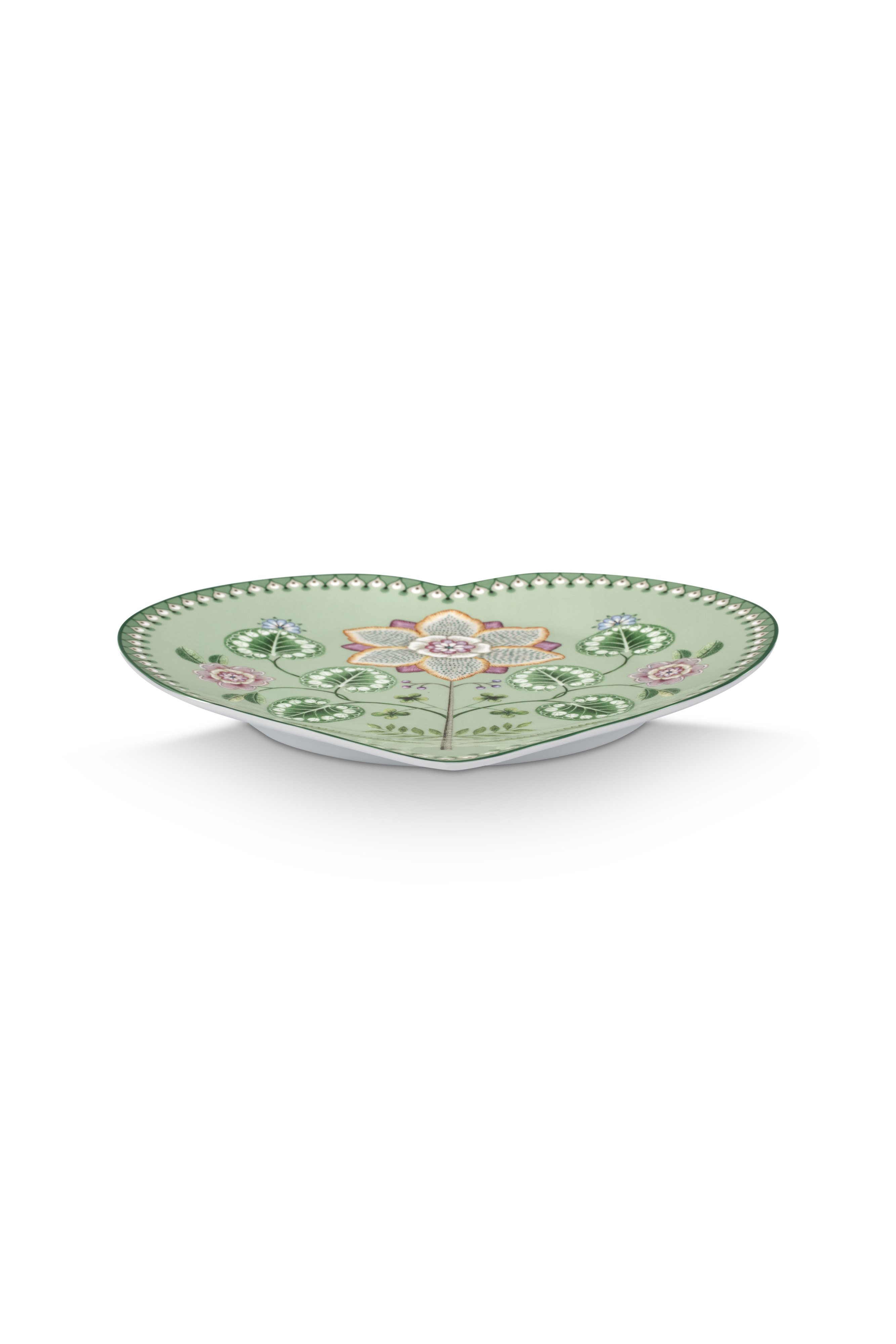 Набор тарелок в форме сердца (2 шт.) Lily&Lotus Light Green ракурс 5