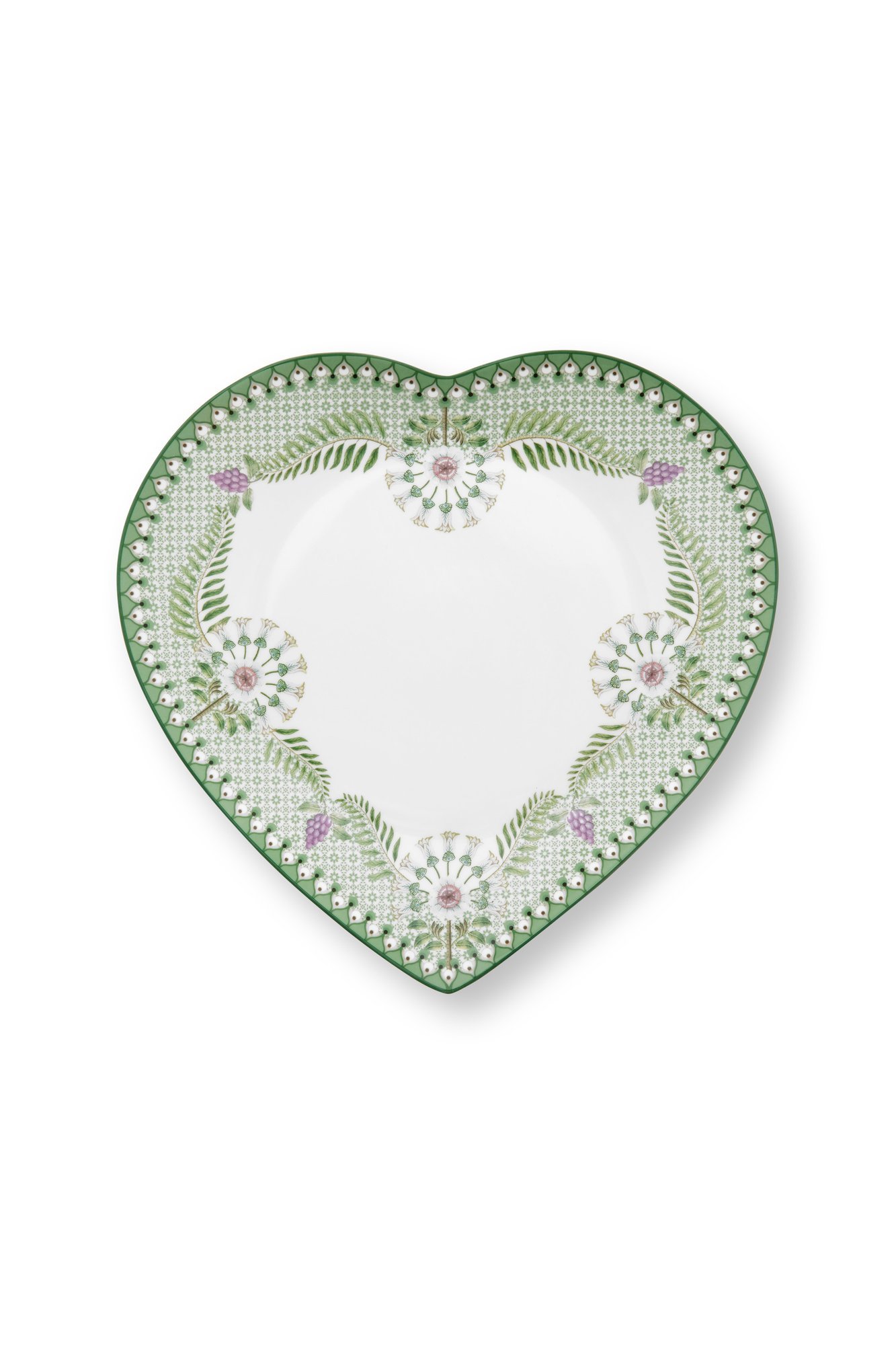 Набор тарелок в форме сердца (2 шт.) Lily&Lotus Light Green ракурс 6