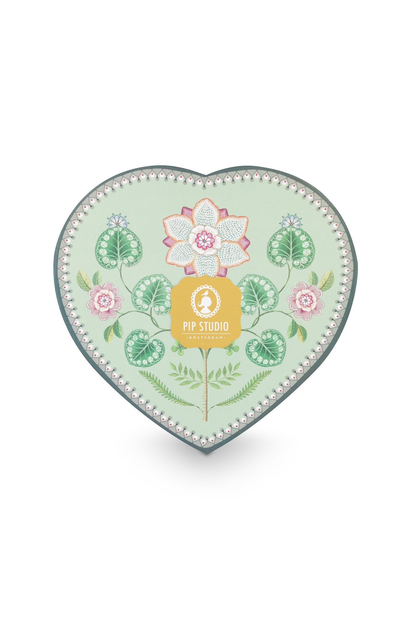 Набор тарелок в форме сердца (2 шт.) Lily&Lotus Light Green ракурс 8