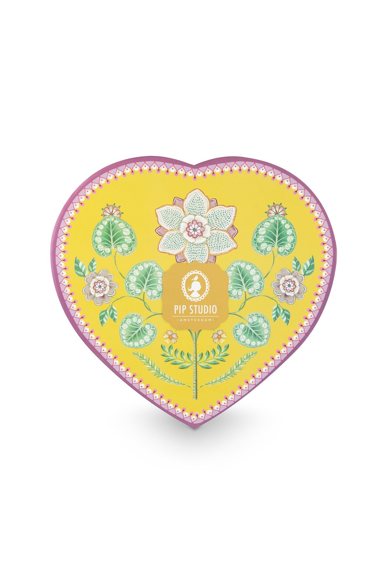Набор тарелок в форме сердца (2 шт.) Lily&Lotus Yellow ракурс 8