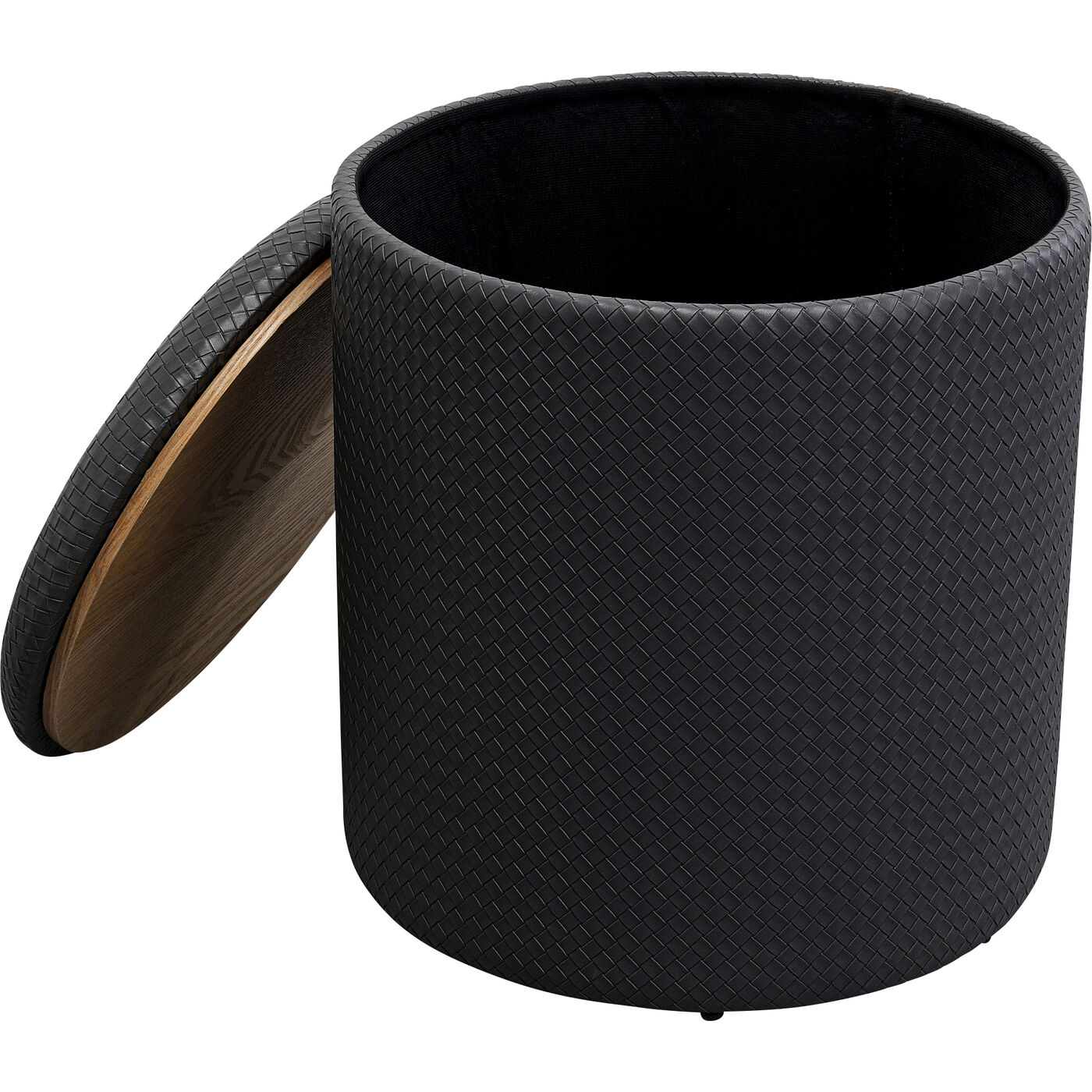 Пуф Venezia Storage Black ракурс 5