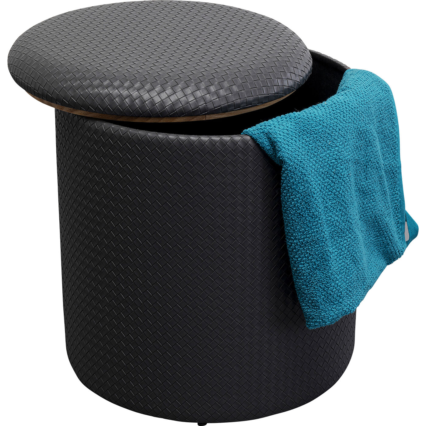 Пуф Venezia Storage Black ракурс 6