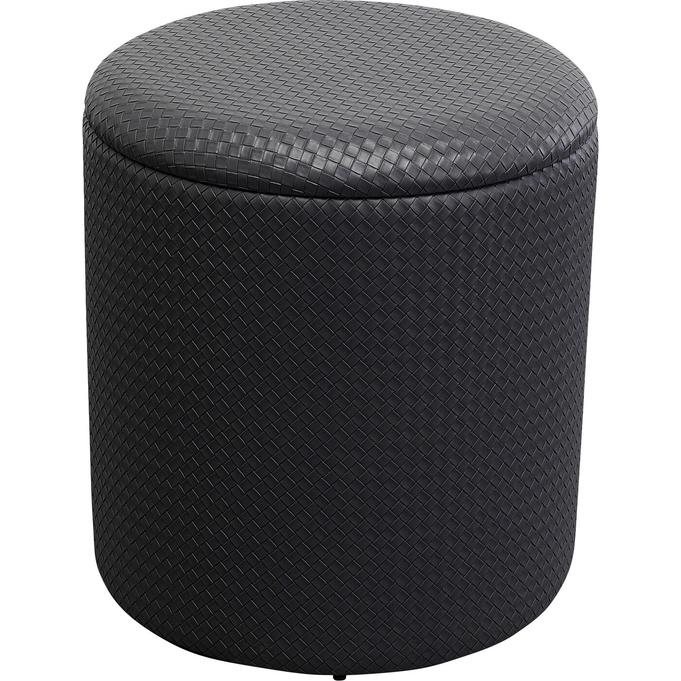 Пуф Venezia Storage Black, Ø40 см